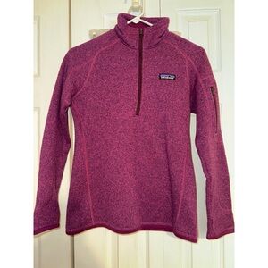 Patagonia Women's Purple Quarter-Zip Pullover